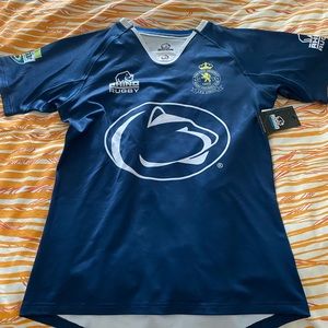 NWT Rhino Penn State Rugby Jersey - Navy - No. 10 - Size “Women’s” Large